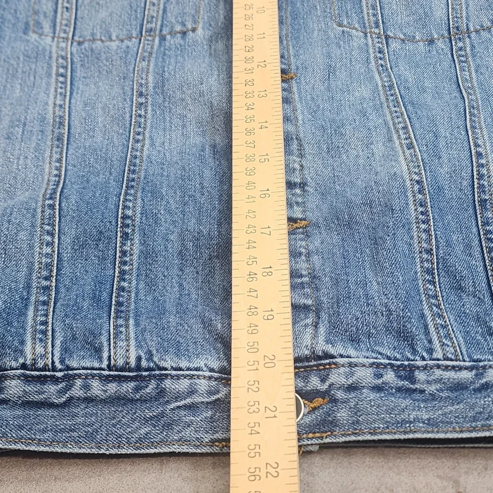 The Children's Place Denim Jacket Blue Medium Wash Trucker Boys Size XL‎ 14
